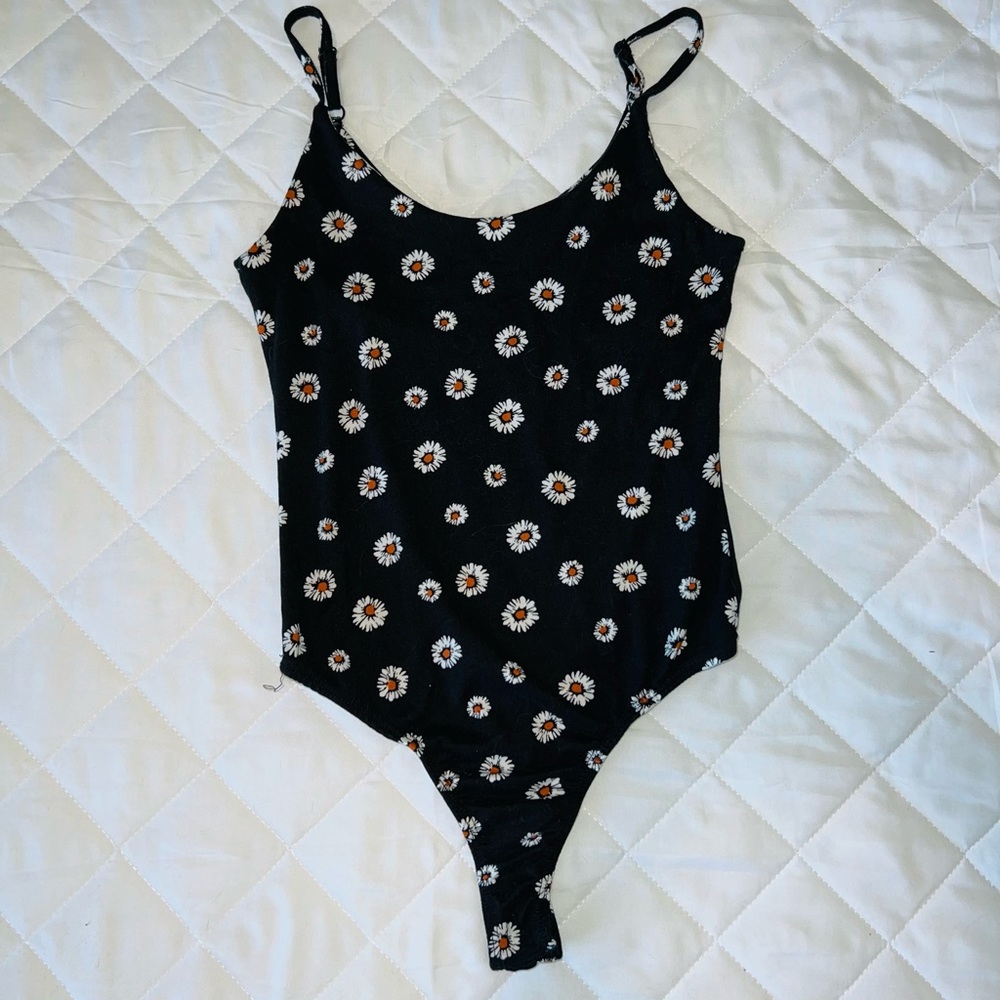 Thong Floral Bodysuit